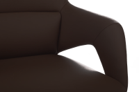 Изображение кресло rv design aura-st (fk005-с) кожа темно-коричневая